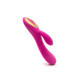 Vibromasseur rabbit rose ergot à picots 10 programmes USB 